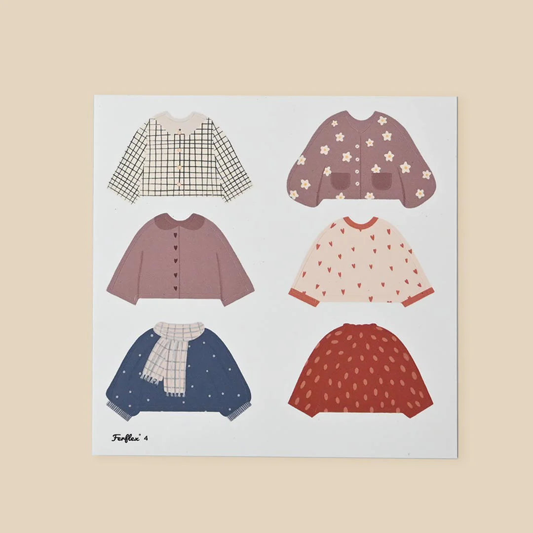 Ferflex magnetische figuurtjes aankleden meisje