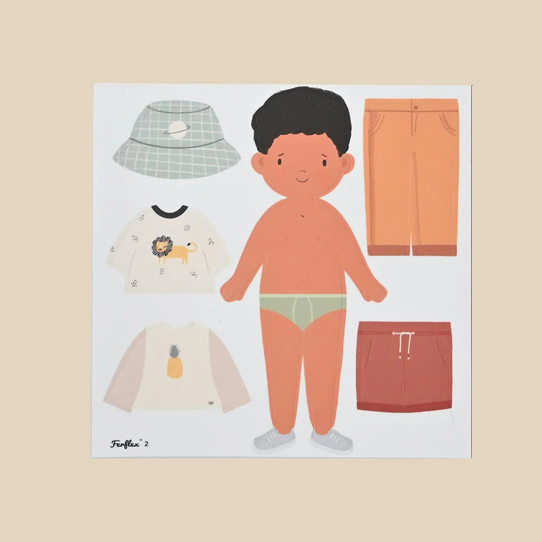 Ferflex magnetische figuurtjes aankleden jongen