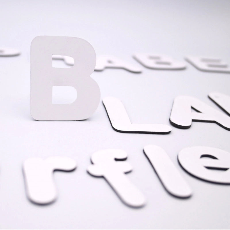 Ferflex witte magnetische letters (set van 125)