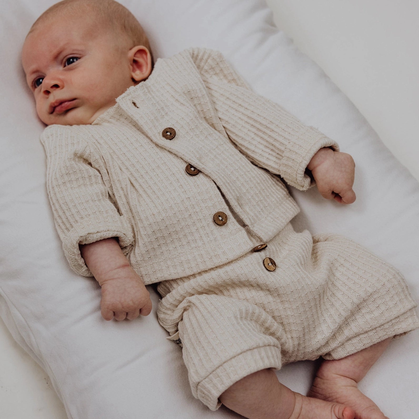 Finch & Fable korte broek wafel sand