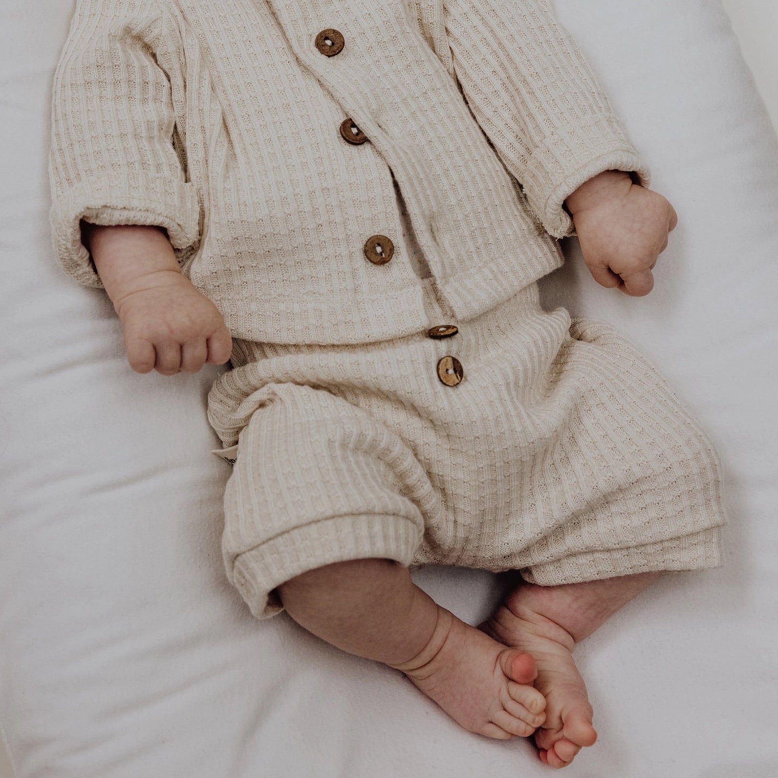 Finch & Fable korte broek wafel sand