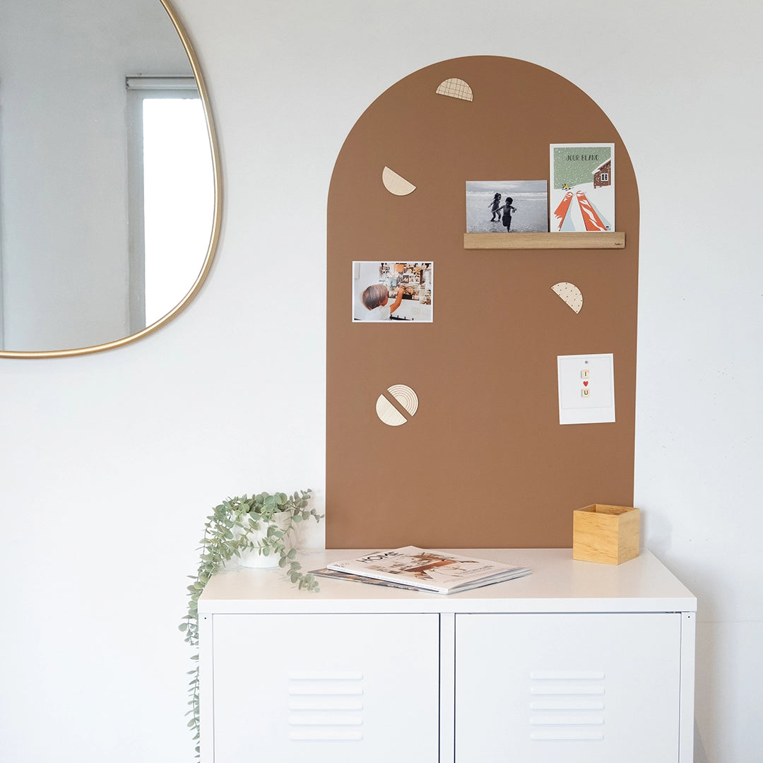 Ferflex magnetische muursticker boog caramel