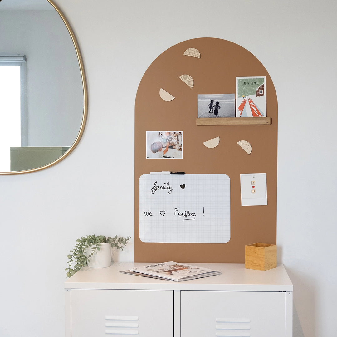 Ferflex magnetische muursticker boog caramel