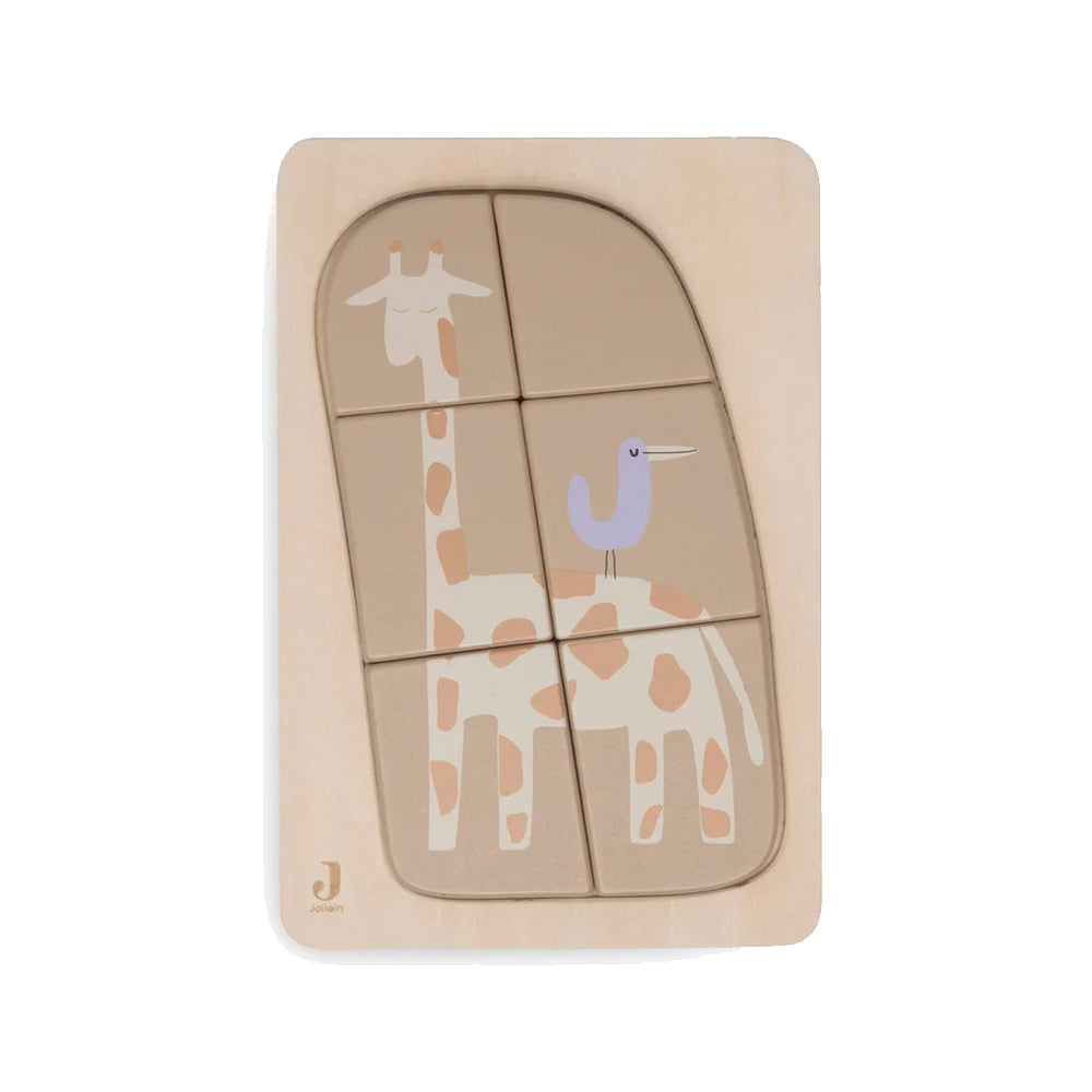 Jollein houten puzzel jungle jambo giraffe