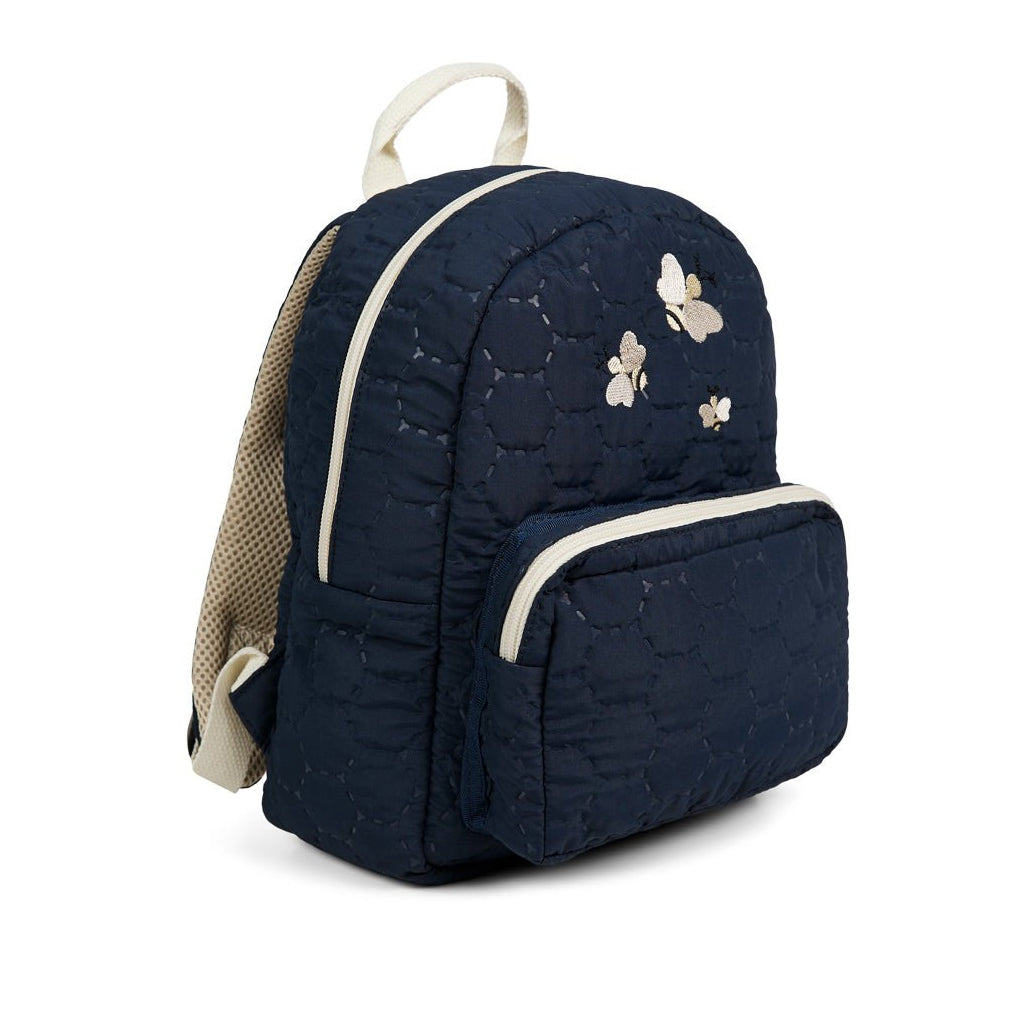 Nuuroo gewatteerde rugtas black iris