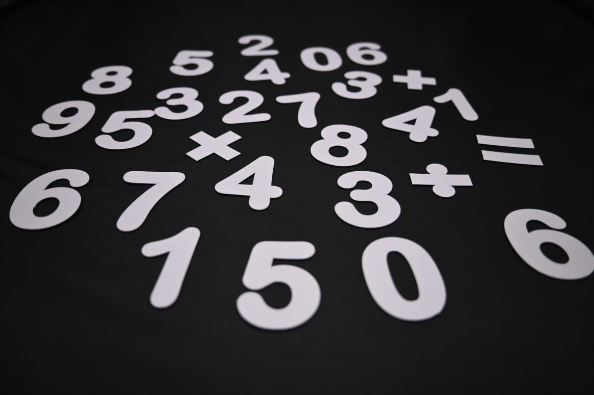 Ferflex witte magnetische cijfers (set van 100)