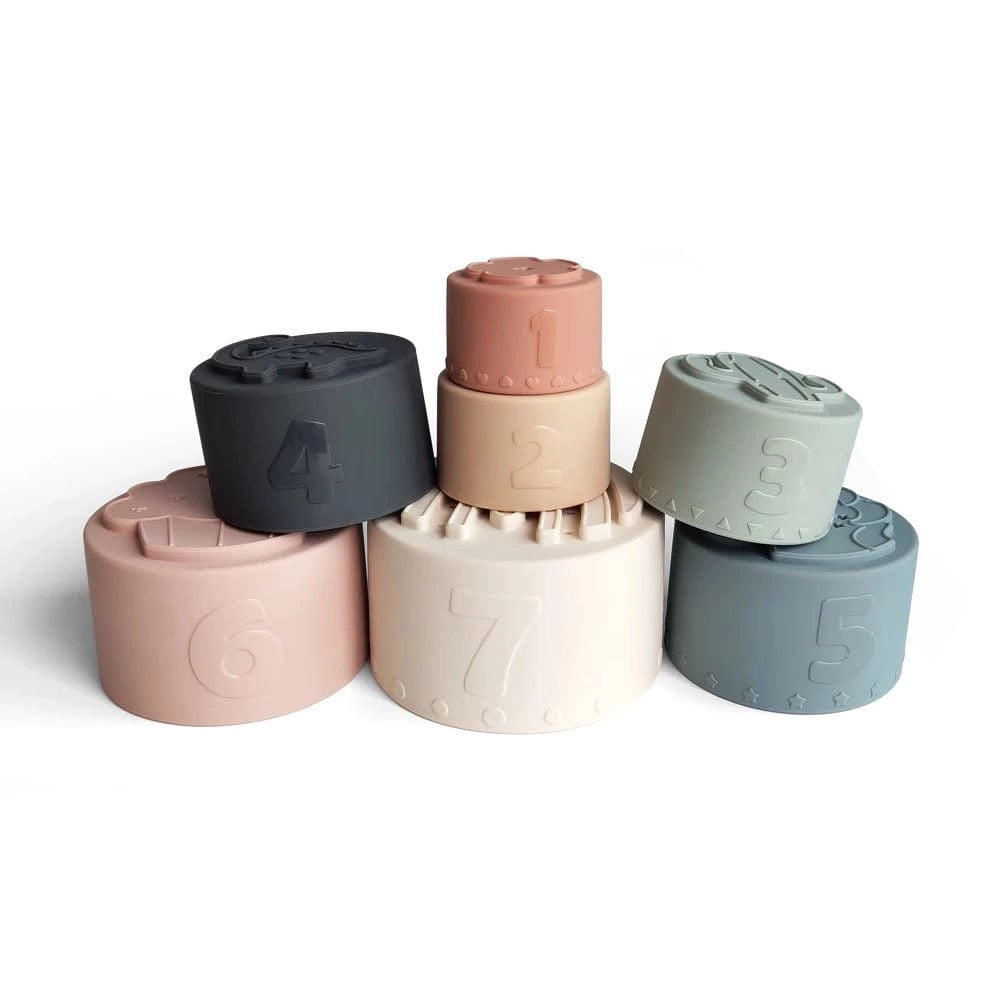 Loo.Up Italy stapelbare siliconen bekers
