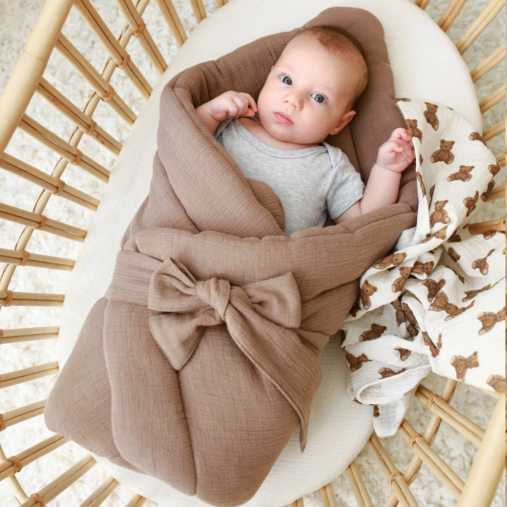 Babyly wikkeldeken mocca