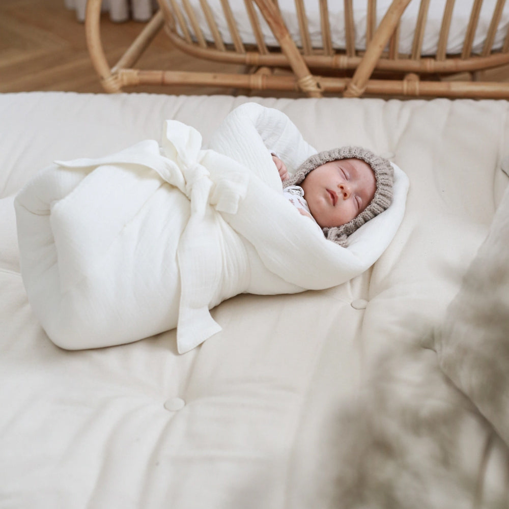 Babyly wikkeldeken milky white