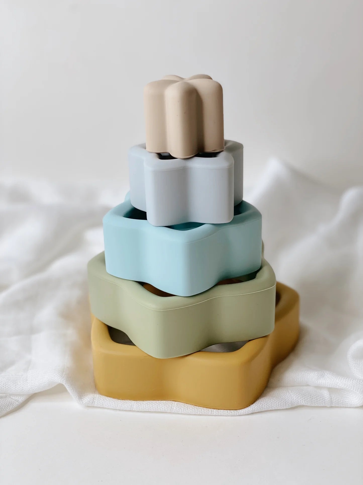 Nenina & Co siliconen stapel set blue