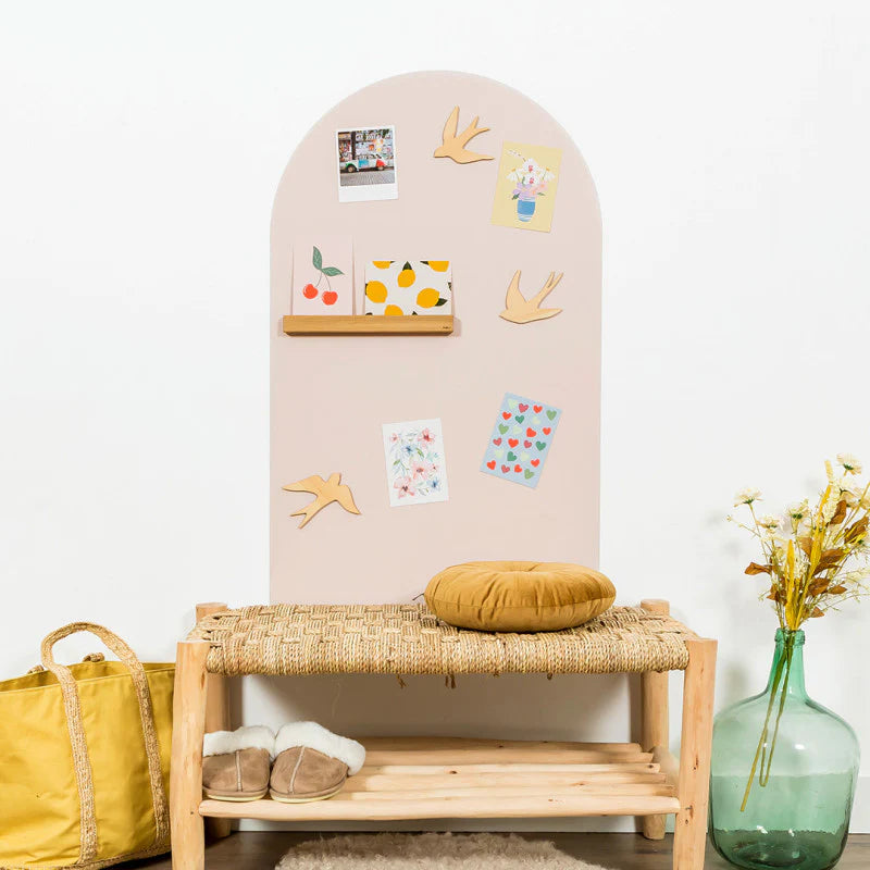 Ferflex magnetische muursticker boog roze beige