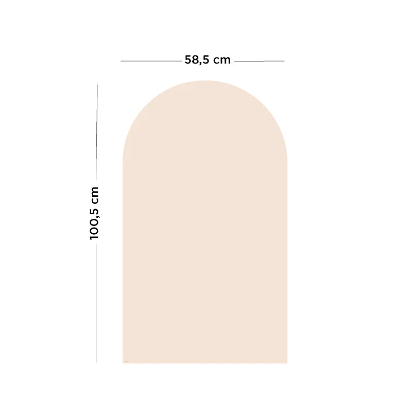 Ferflex magnetische muursticker boog roze beige