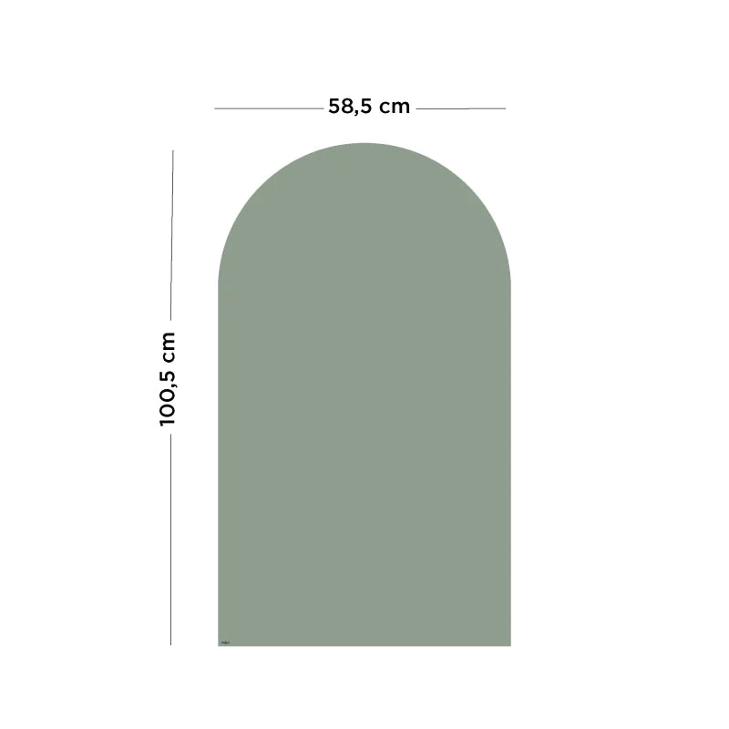 Ferflex magnetische muursticker boog smaragdgroen