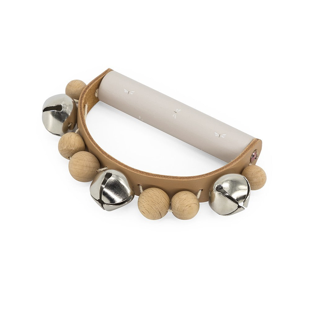 Label Label houten muziek rammelaar nougat