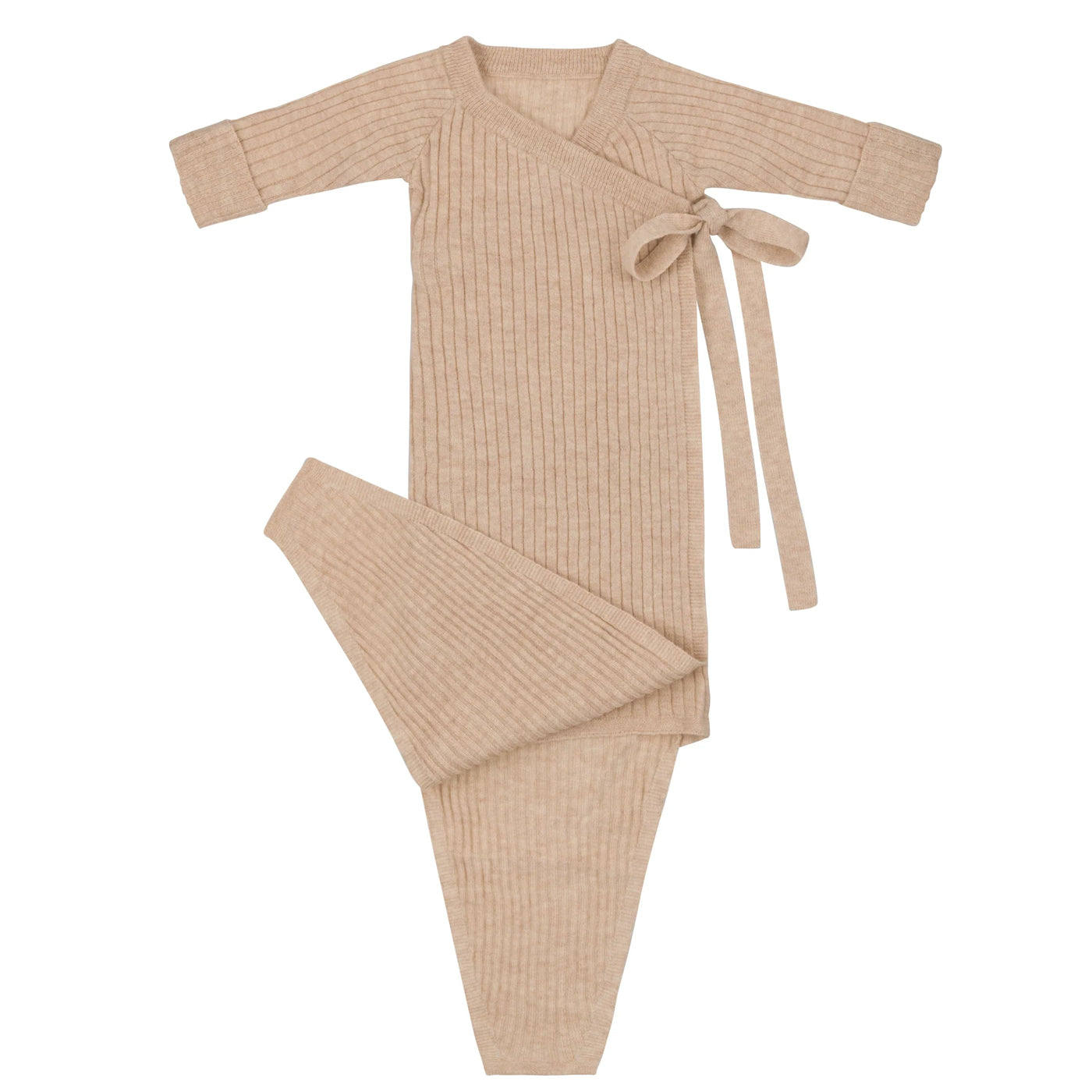 Moalie merinowol sleepsuit beige