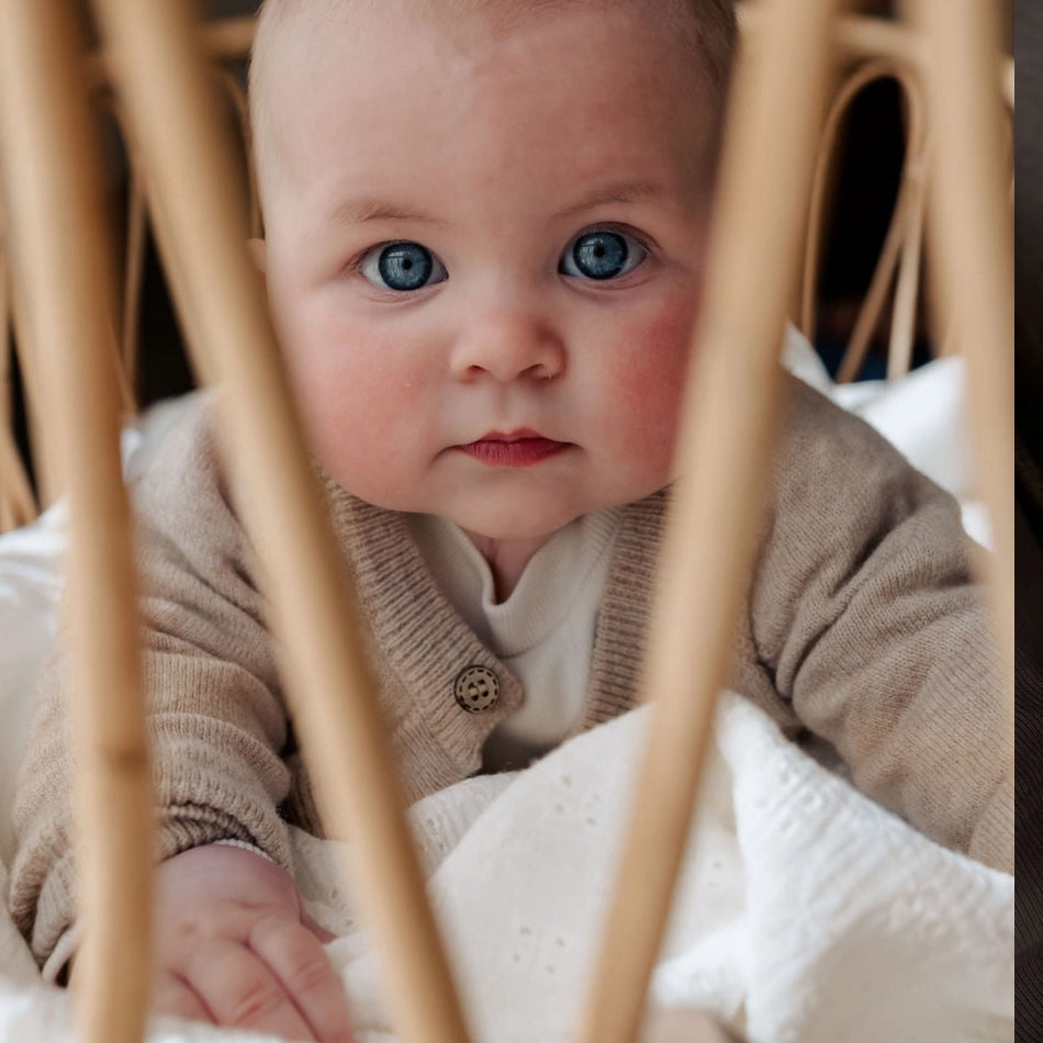 Moalie vestje merinowol beige