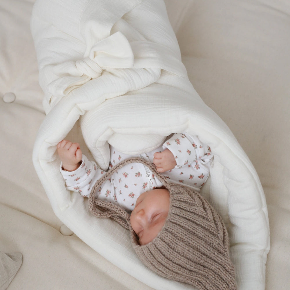 Babyly wikkeldeken milky white