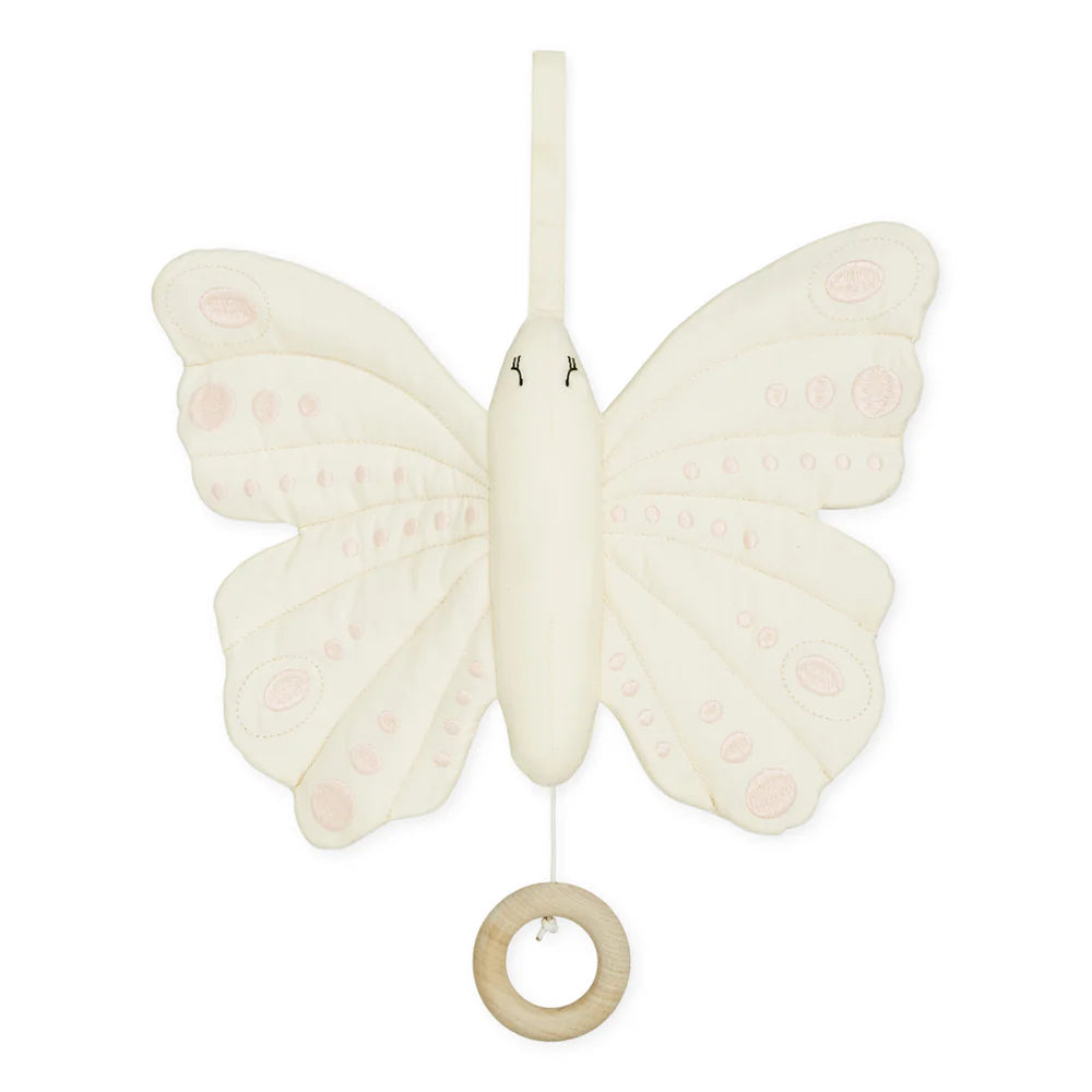 Cam Cam Copenhagen butterfly muziek mobiel antique white