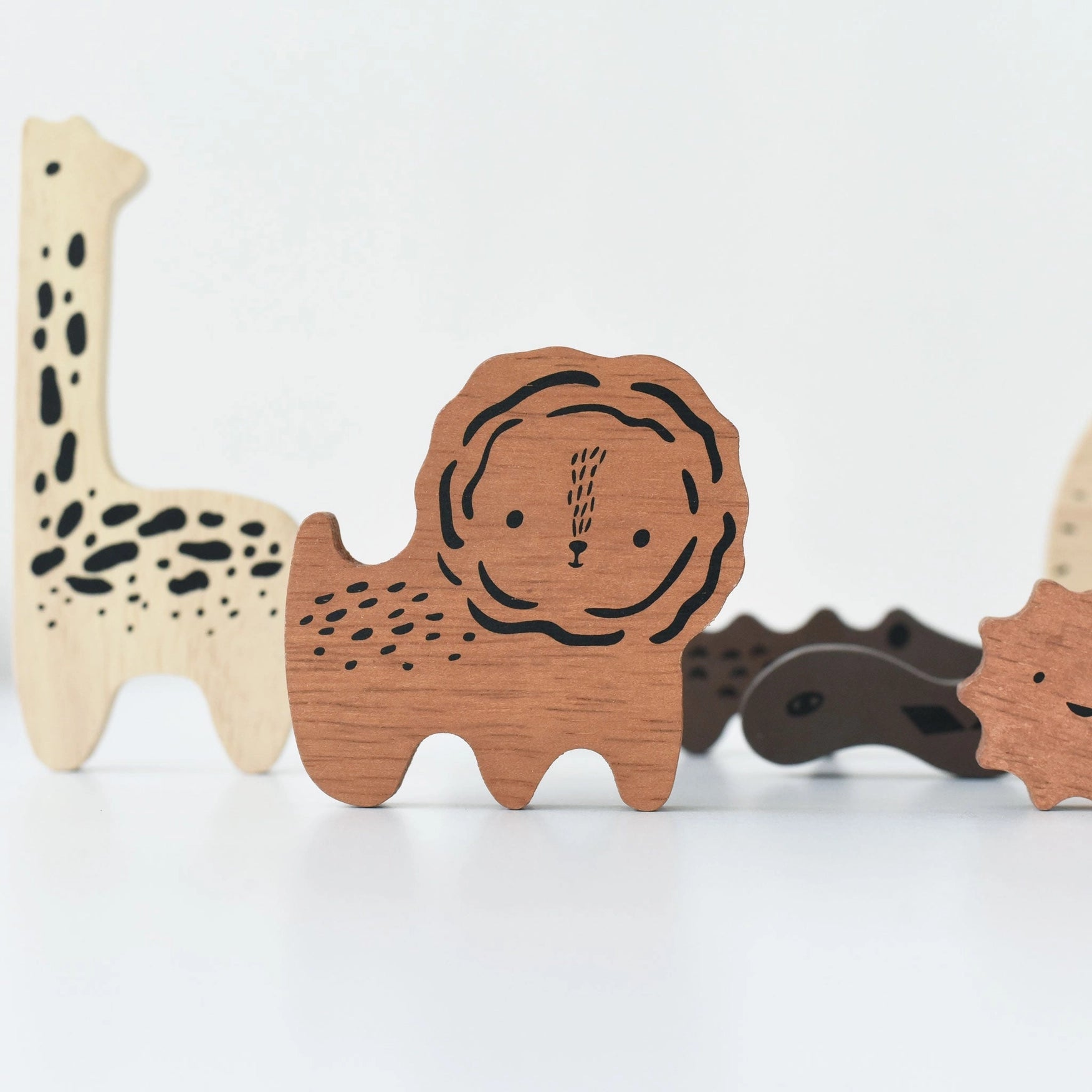 Wee Gallery houten puzzel safari dieren