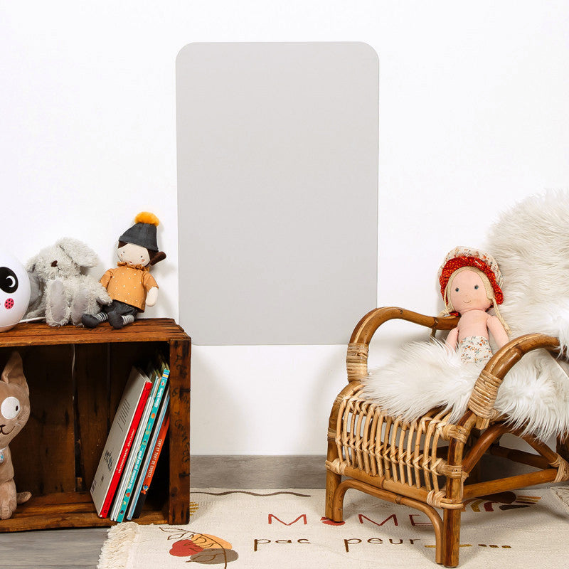 Ferflex magnetische muursticker rechthoek 58x38 cm grijs/beige