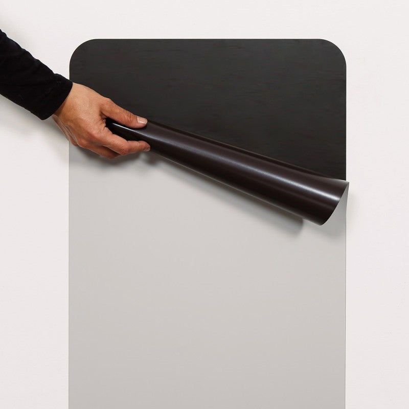 Ferflex magnetische muursticker rechthoek 58x38 cm grijs/beige