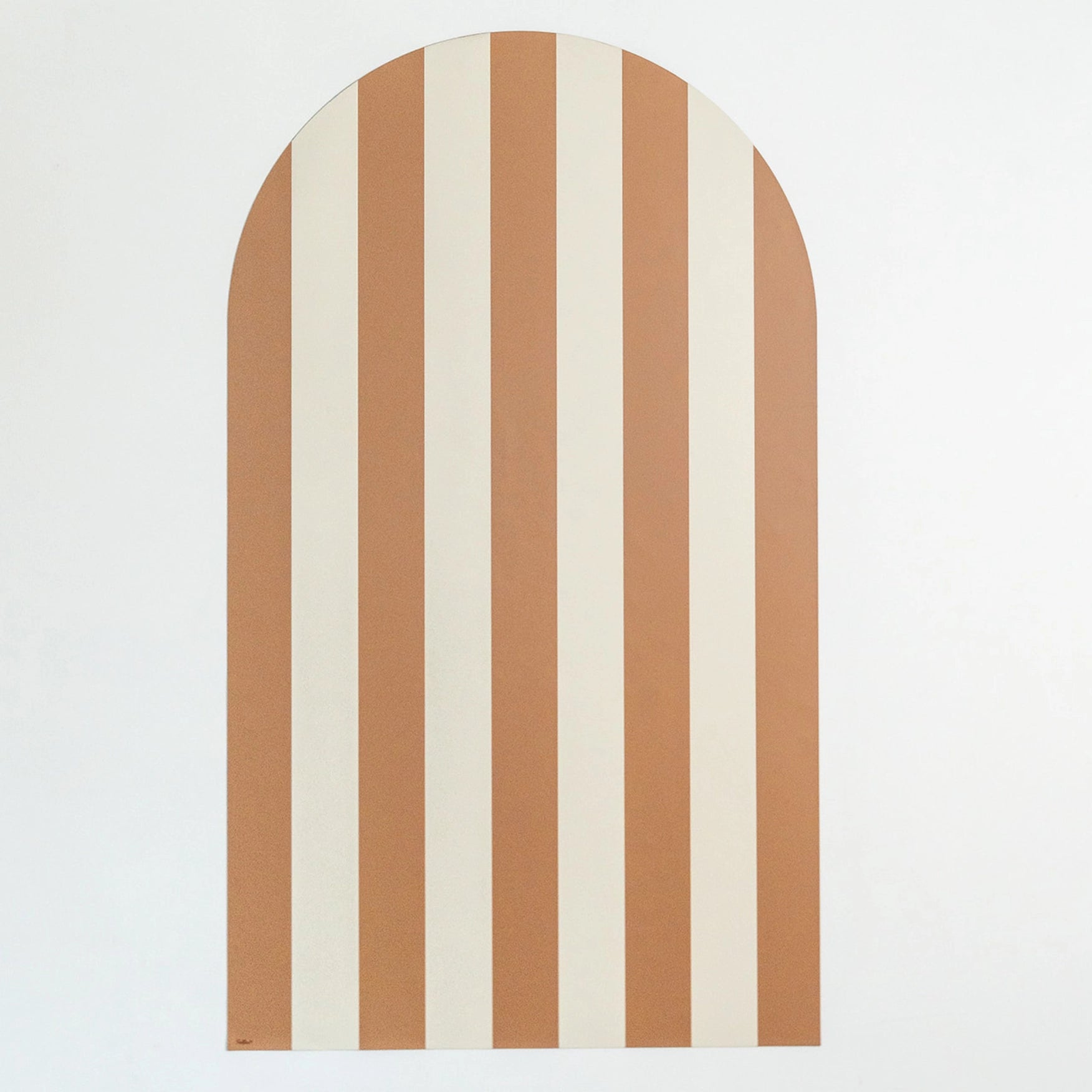 Ferflex magnetische muursticker boog beige/camel gestreept