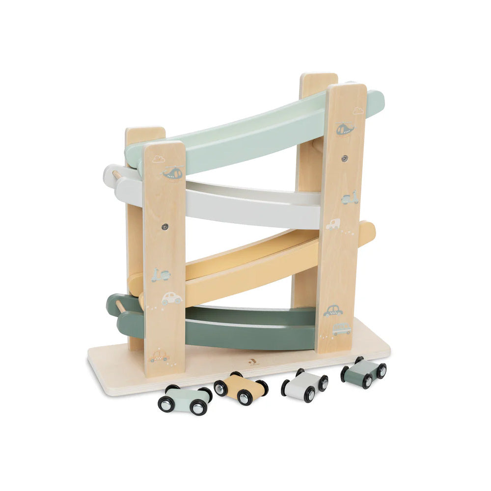 Jollein houten autobaan on the go (PRE-ORDER)
