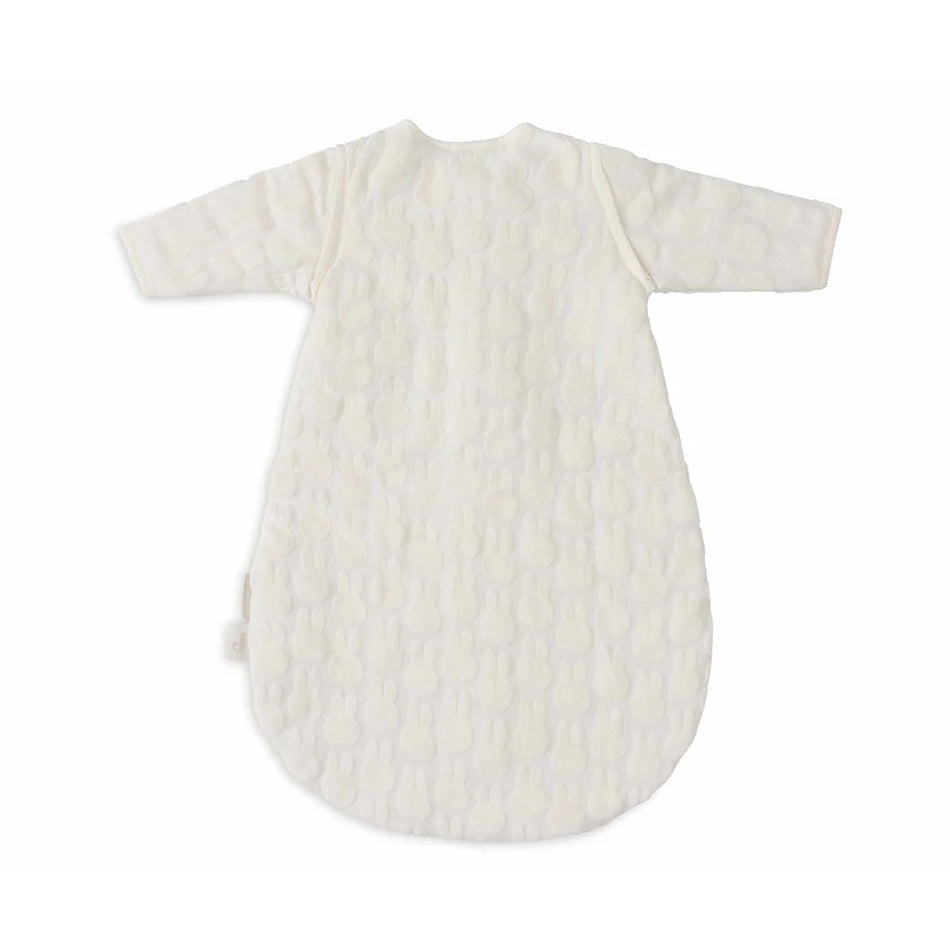 Jollein slaapzak afritsbare mouw 60cm miffy jacquard ivory