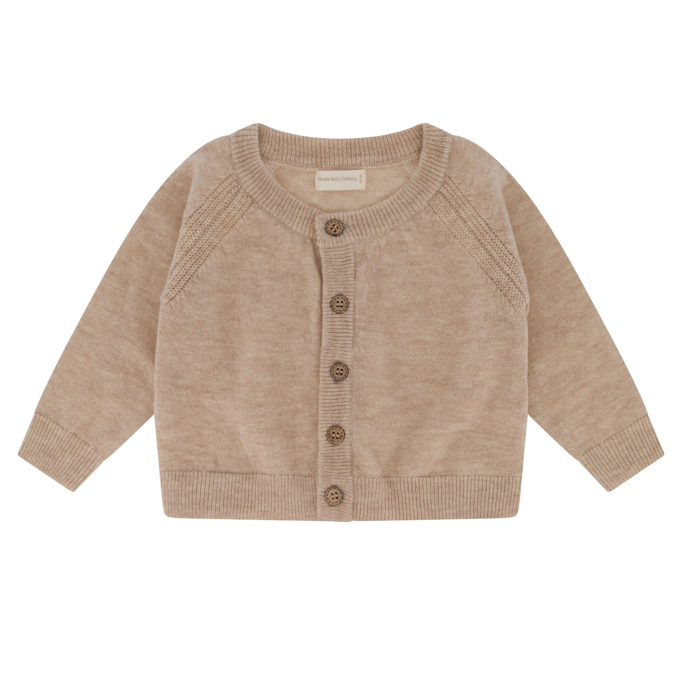 Moalie vestje merinowol beige