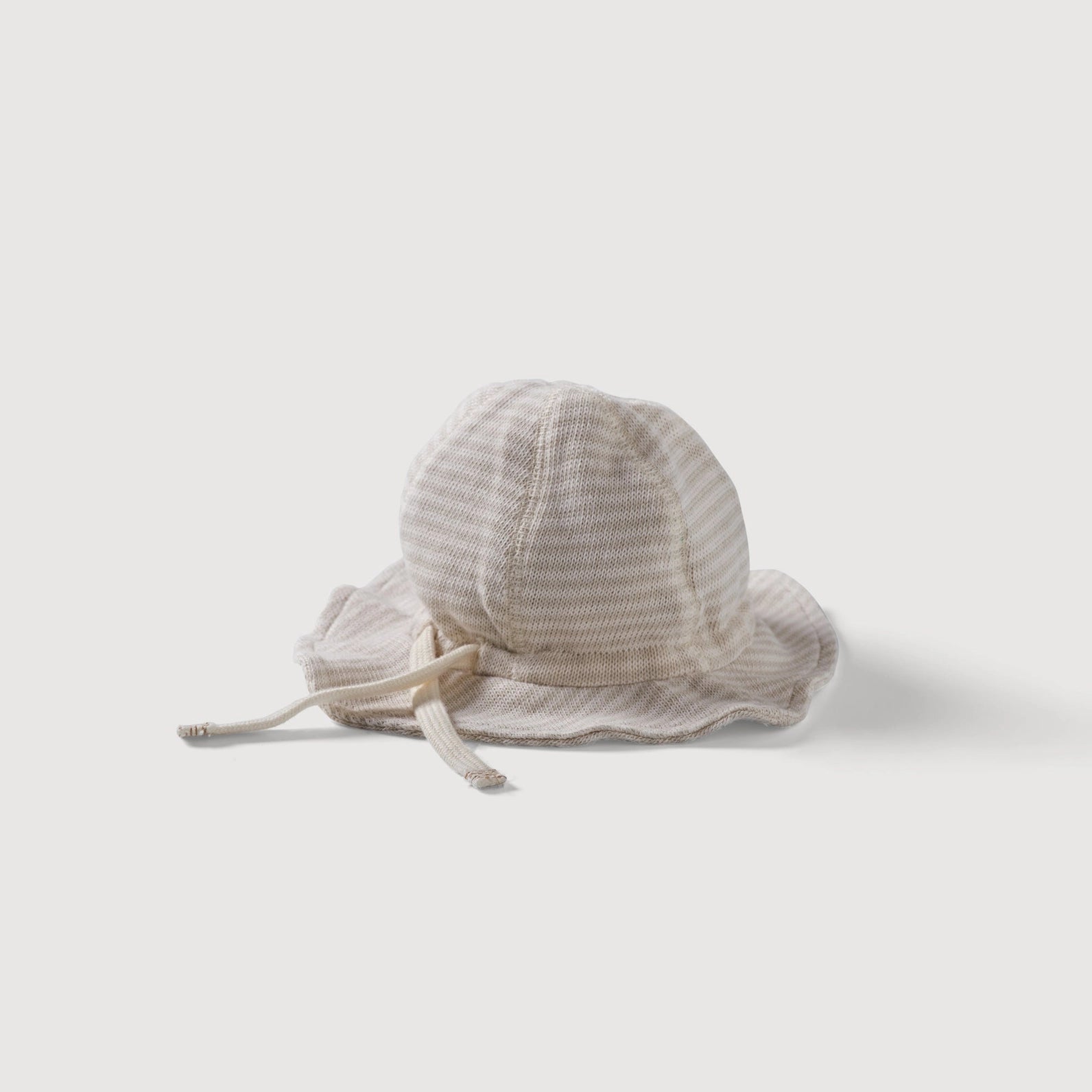 Finch & Fable baby zonnehoed stone stripe
