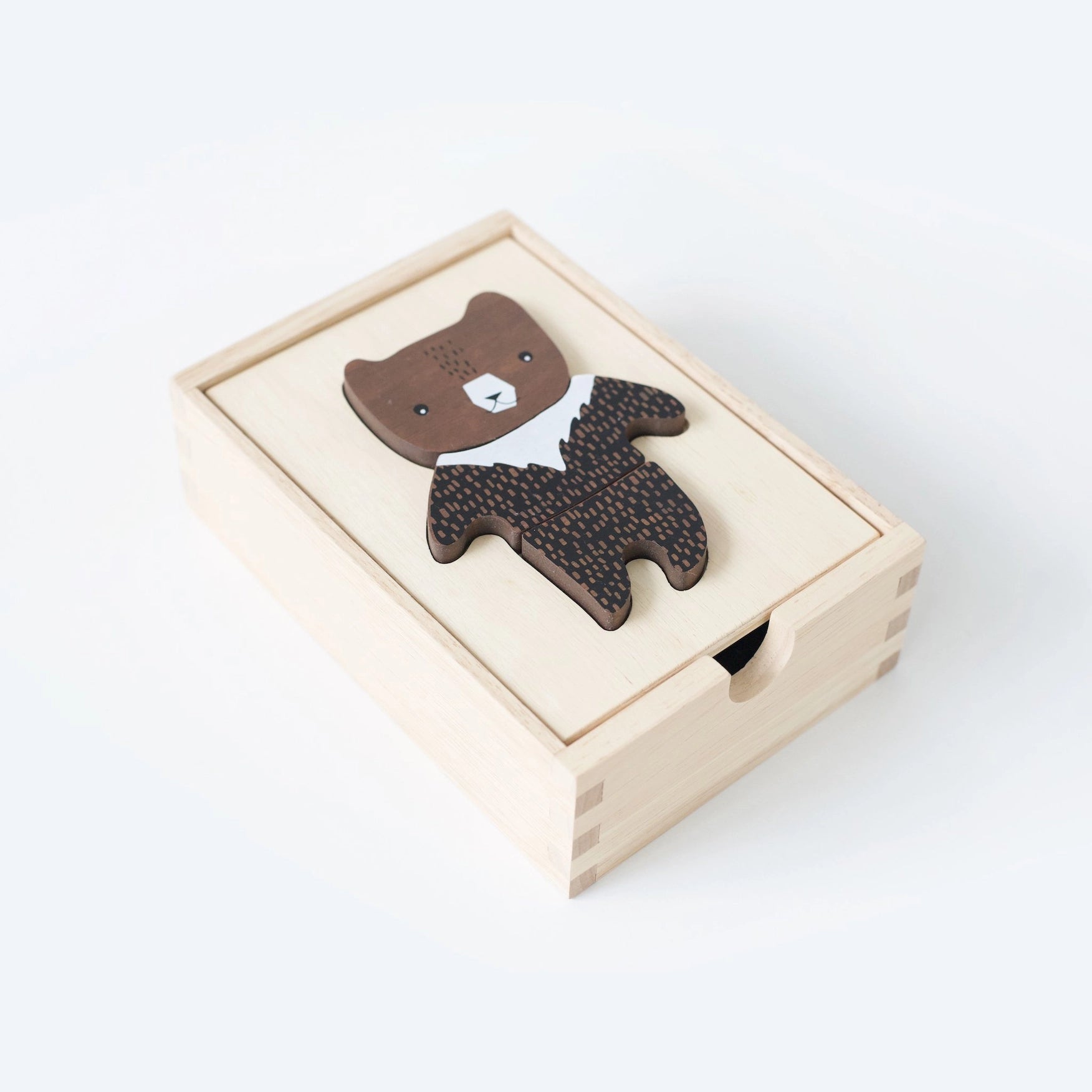 Wee Gallery mix & match houten dieren aankleedset