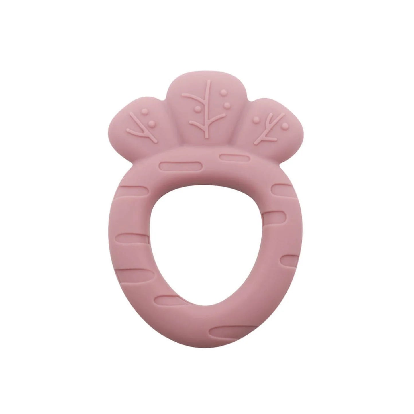 Nenina & Co bijtring carrot pink