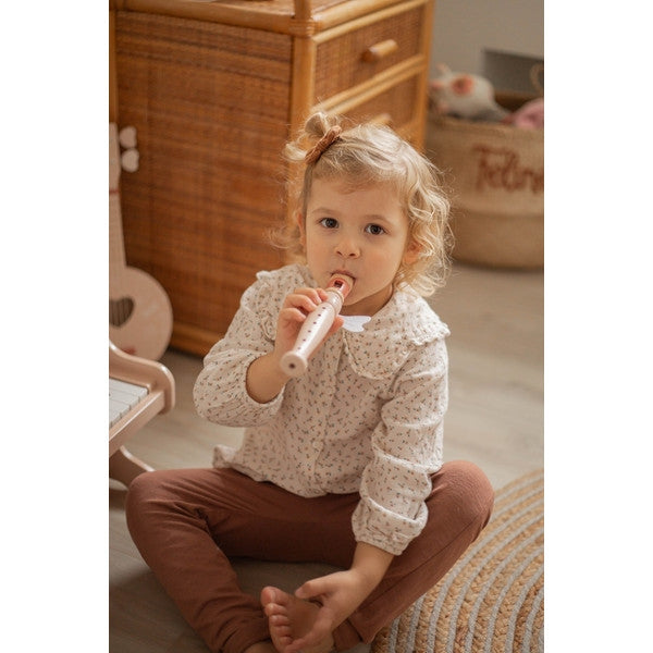 Label Label houten fluit nougat