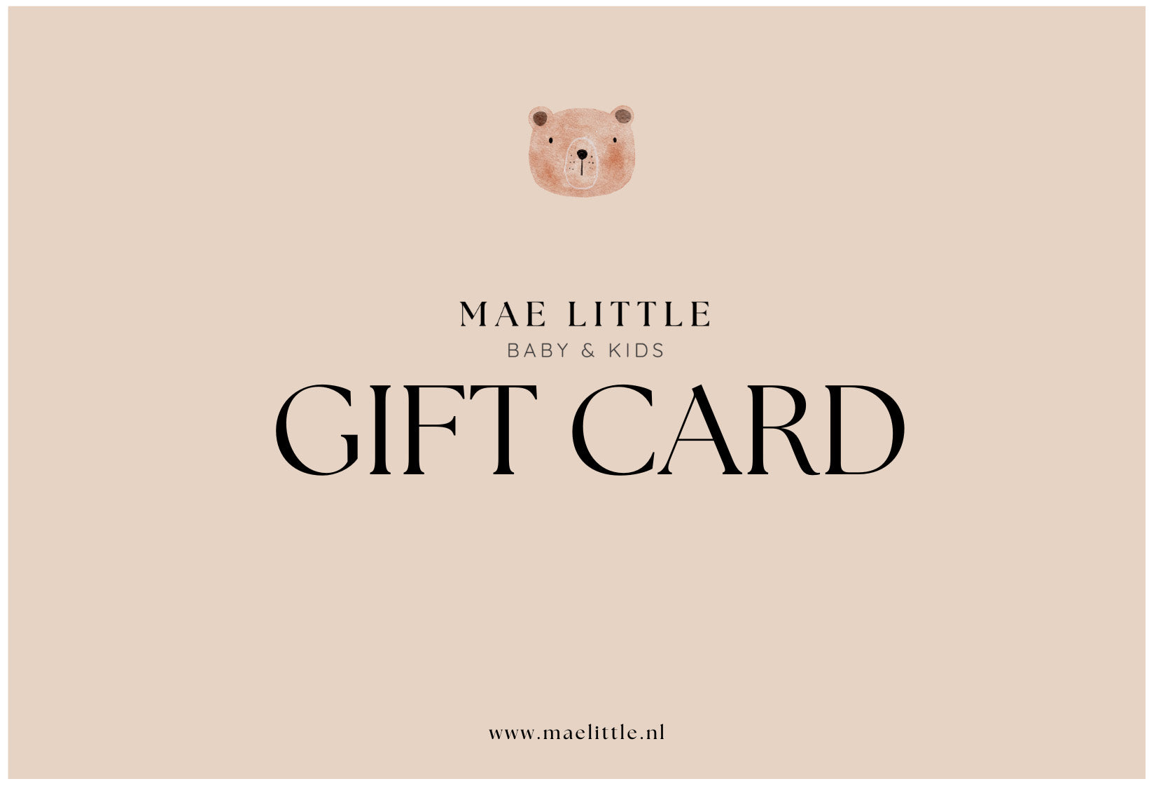 Mae Little giftcard (digitaal)