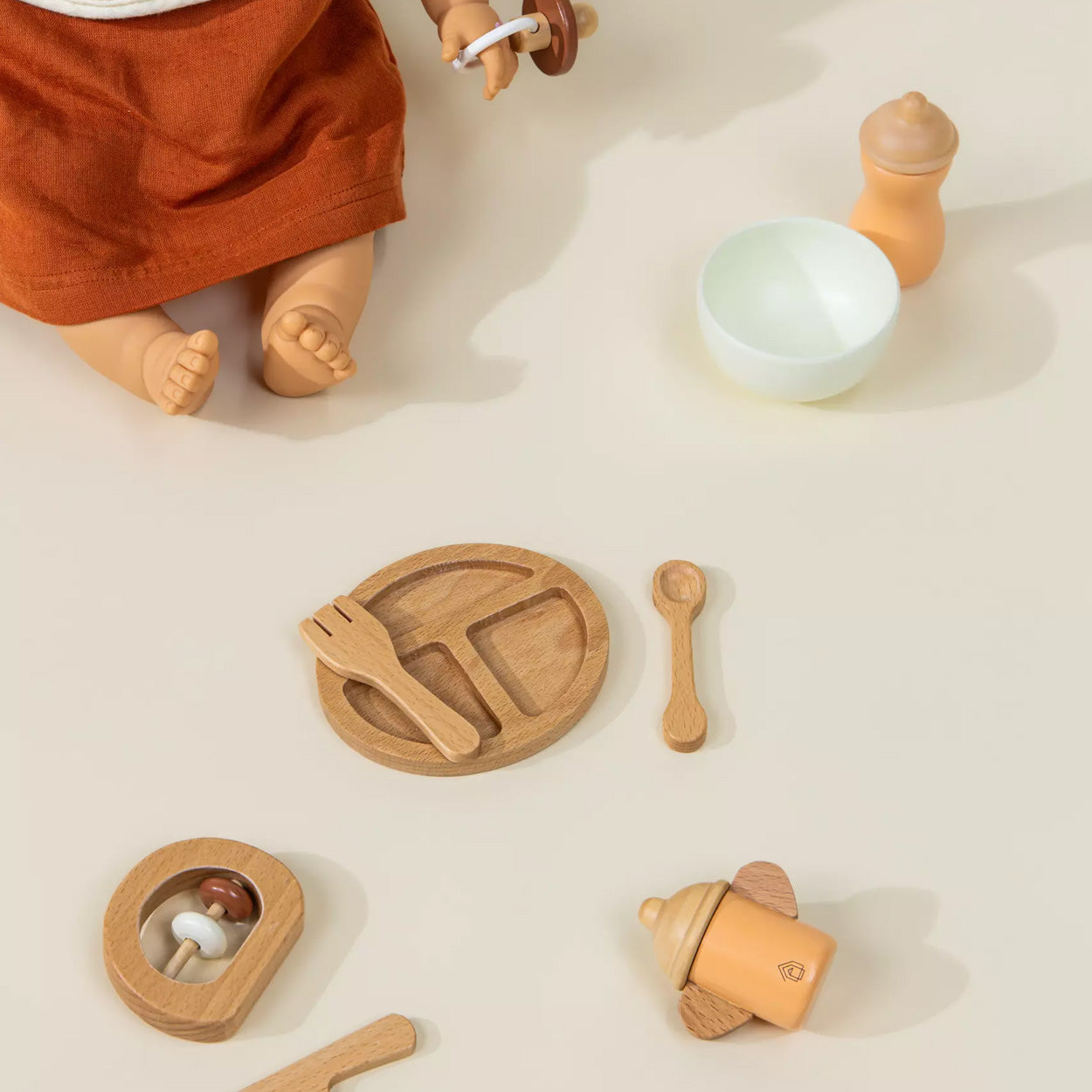 Coco Village set houten poppen accessoires