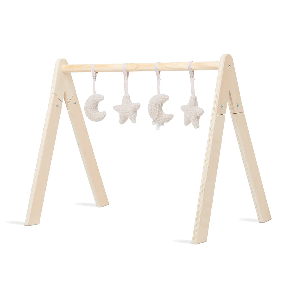 Jollein babygym speeltjes moon nougat 4 stuks