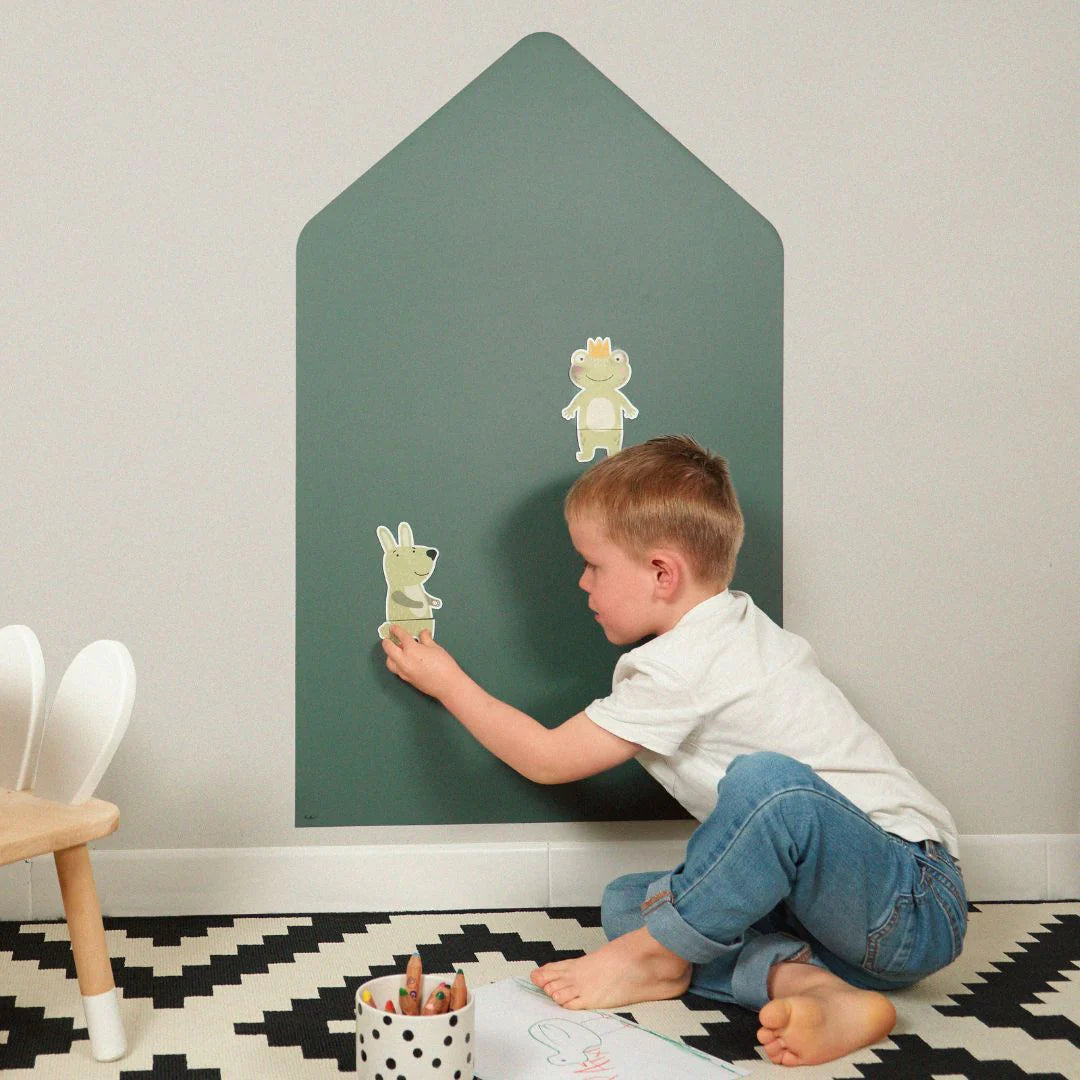 Ferflex magnetische muursticker huis emerald green